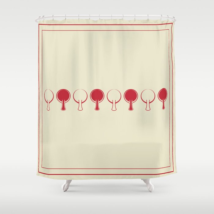 All In A Line Shower Curtain