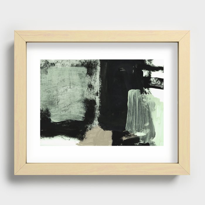 abstract painting XXII Recessed Framed Print