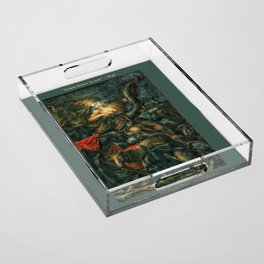 “Fortune favours the bold.” – Virgil (US version is "favor", GB version is "favour") Acrylic Tray
