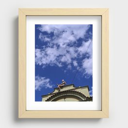 Mr Blue Sky Recessed Framed Print