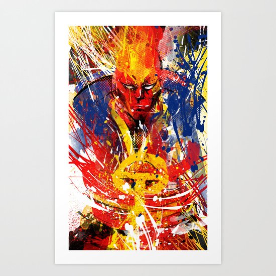 Red T Art Print