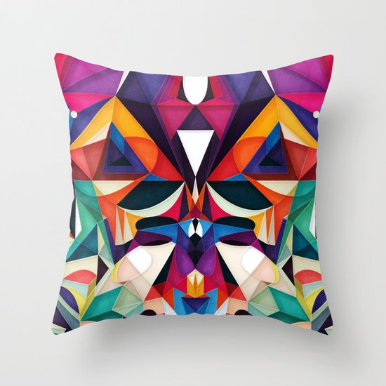Emotion in Motion Throw Pillow
