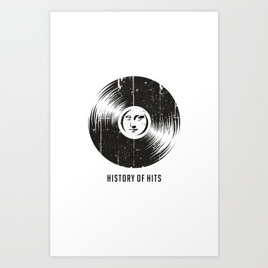 History of Hits Art Print