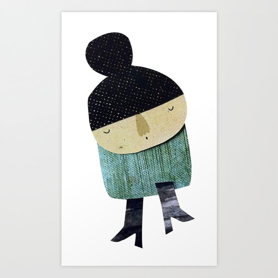 Little girl Art Print