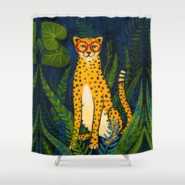 Jungle Cheetah Shower Curtain