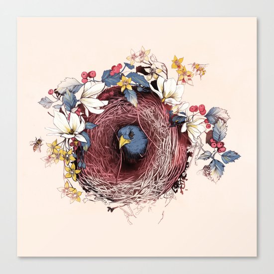 Nesting Canvas Print
