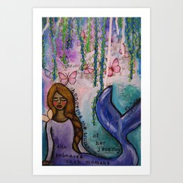 Mermaid Denise Art Print