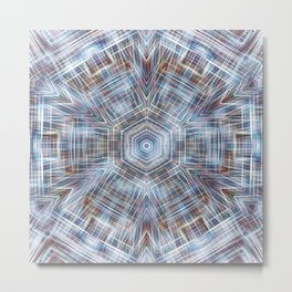 Digital Meditation 4 Metal Print | Nirvana, Mandala, Digital, Kaleidoscope, Meditation, Fractal, Visionary, Painting, Experimental, Geometric 