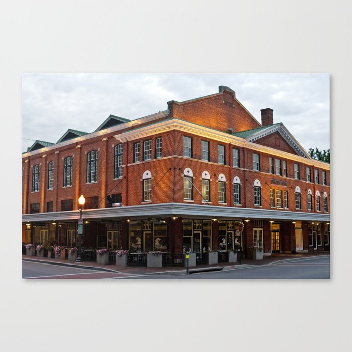 Roanoke City Market Building Canvas Print