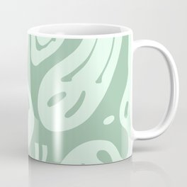 Minty Fresh Melted Happiness Coffee Mug | Swirl, Smile, Groovy, Liquify, Scandinavian, Graphicdesign, Maximalist, Retro, Abstract, Smiley 