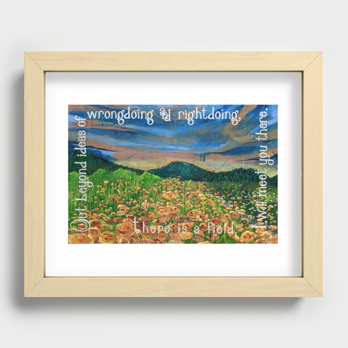 I Will Meet You There Recessed Framed Print