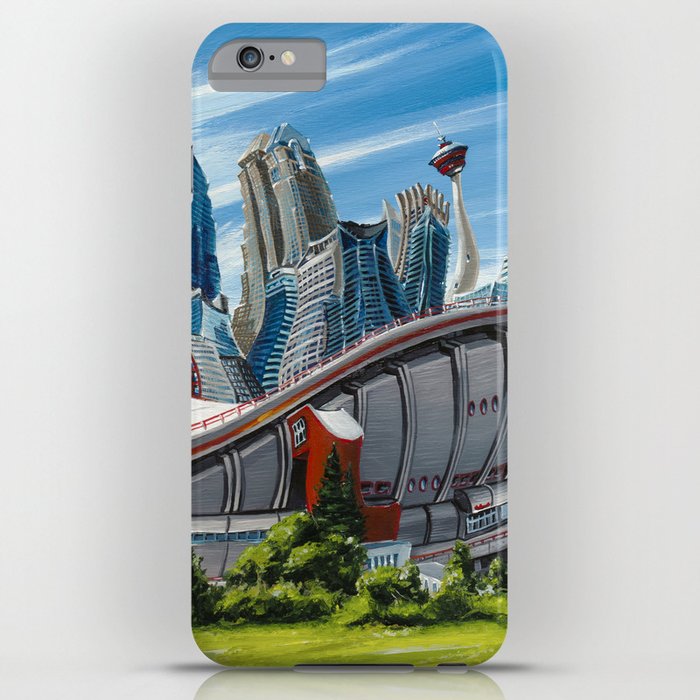 Downtown Calgary Skyline iPhone Case