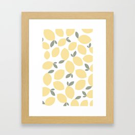 lemons Framed Art Print