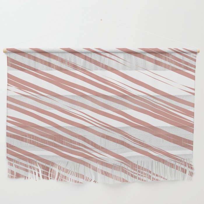 Rose  stripes background Wall Hanging