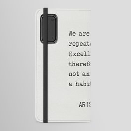 Aristotle We are Android Wallet Case