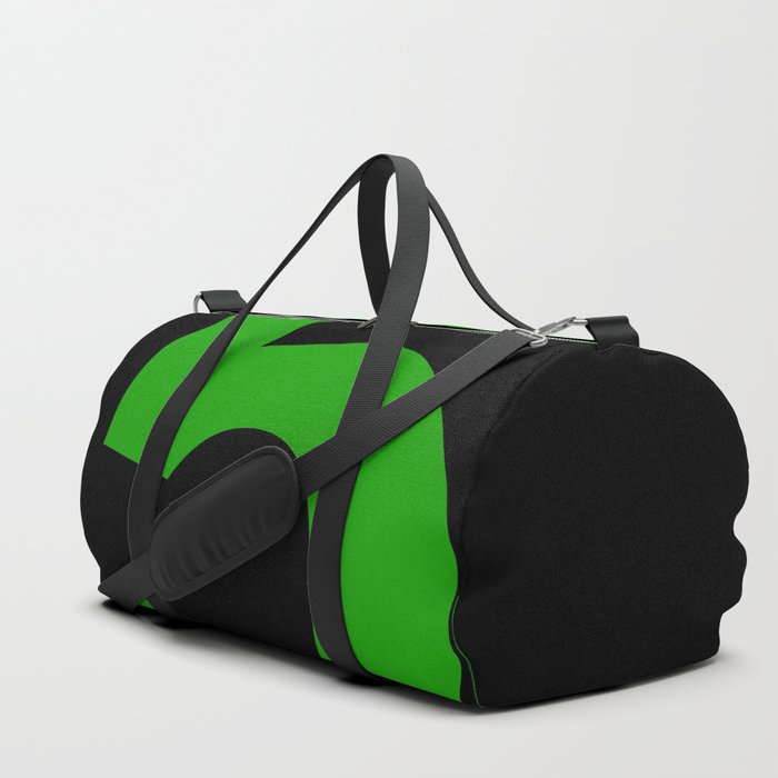 Number 5 (Green & Black) Duffle Bag