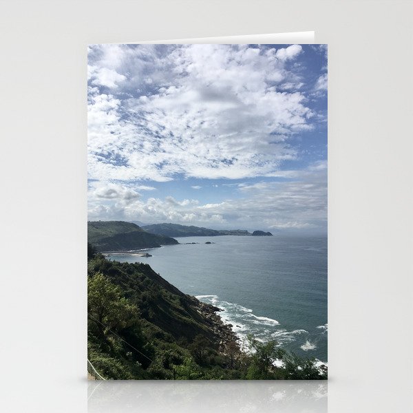 Beach With Cliffs Stationery Cards