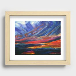 The Long Drive Home Recessed Framed Print
