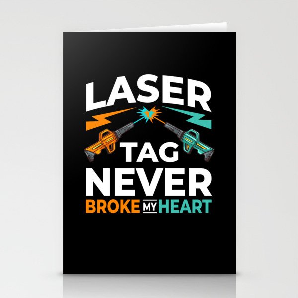 Laser Tag Game Outdoor Indoor Player Stationery Cards
