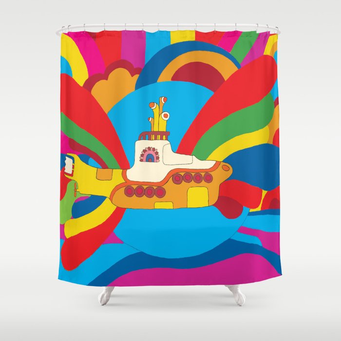 Yellow Submarine Shower Curtain By Jaimeviens Society6