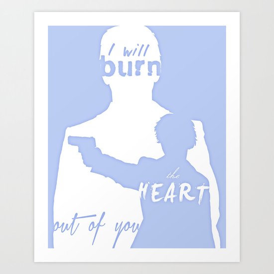 Burn Art Print
