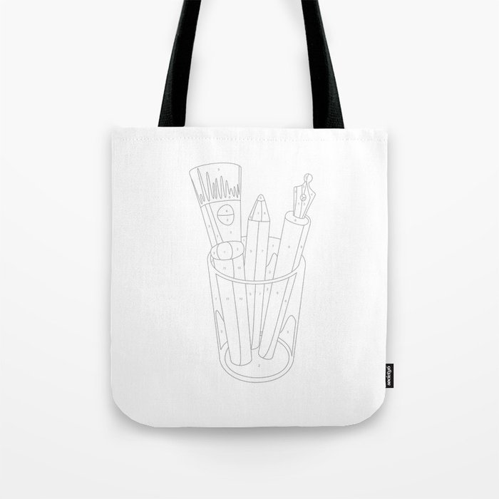 Paint by Numbers Tote Bag