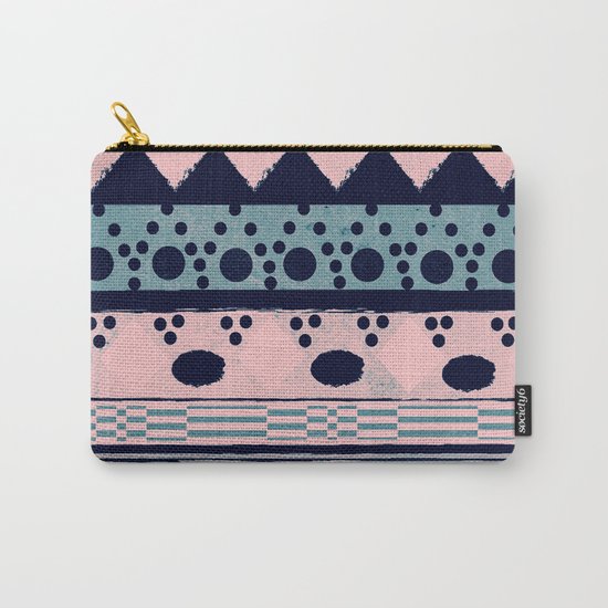 PASTEL NORDIC TRIBAL II Carry-All Pouch