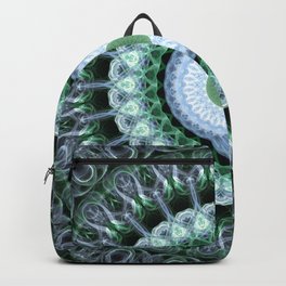Cold green mandala Backpack