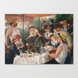 Luncheon of the Boating Party by Renoir Canvas Print