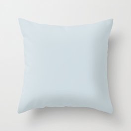 Polar Sky Blue solid Throw Pillow