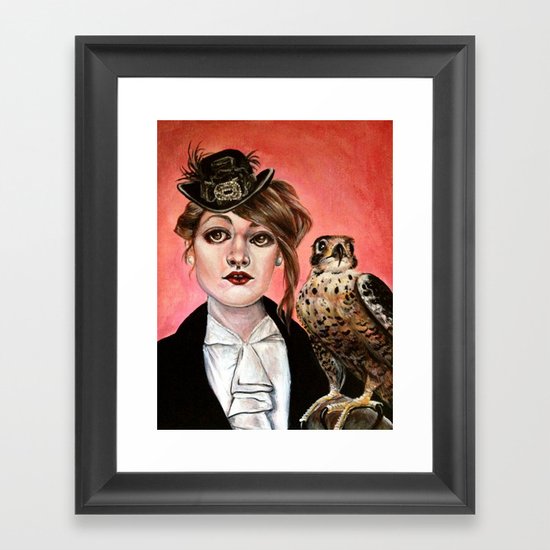 The Falcon Framed Art Print