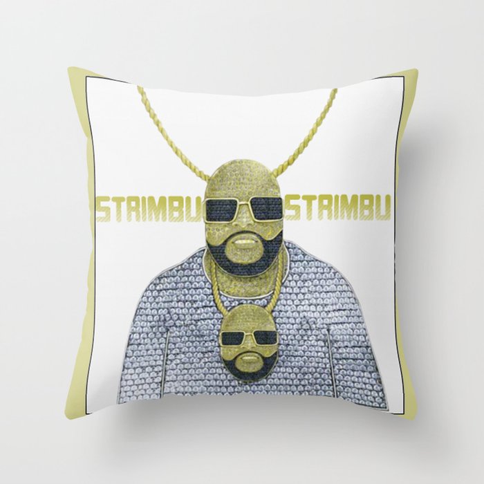 Rick Ross (Strimbu) Throw Pillow