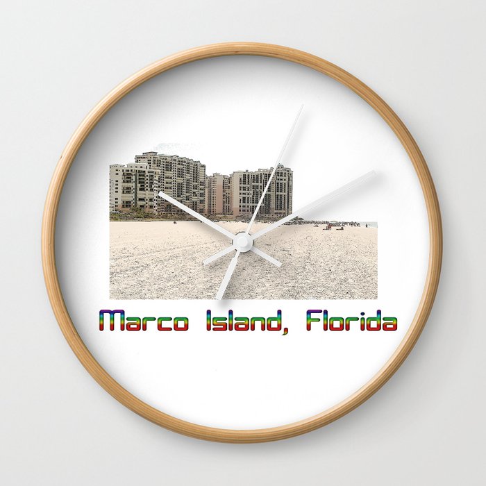 Marco Island, Florida 8 Wall Clock