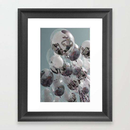ballons Framed Art Print