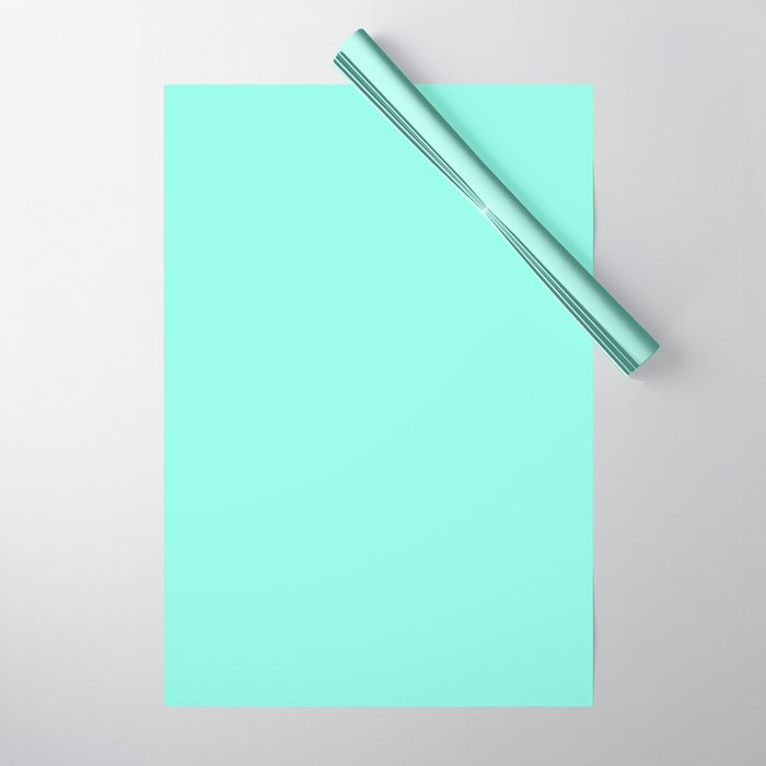 mint wrapping paper