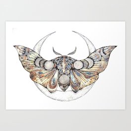 Lunar Moth Art Print