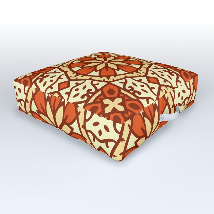 Original Traditional Moroccan Mosaic Outdoor Floor Cushion