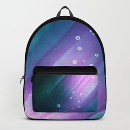 Mermaid Thoughts | Abstract Backpack | Glitter, Glow, Pattern, Magic, Abstract, Ocean, Fairytale, Bubble, Galaxy, Dreamy 