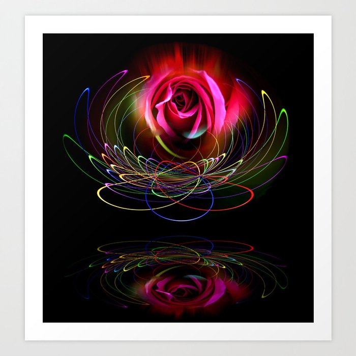 magic flowers digital art