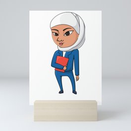 Proud Muslim Lady Mini Art Print