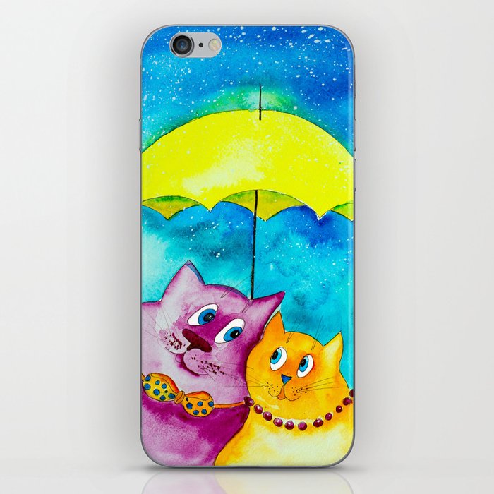 Two under the umbrella iPhone Skin