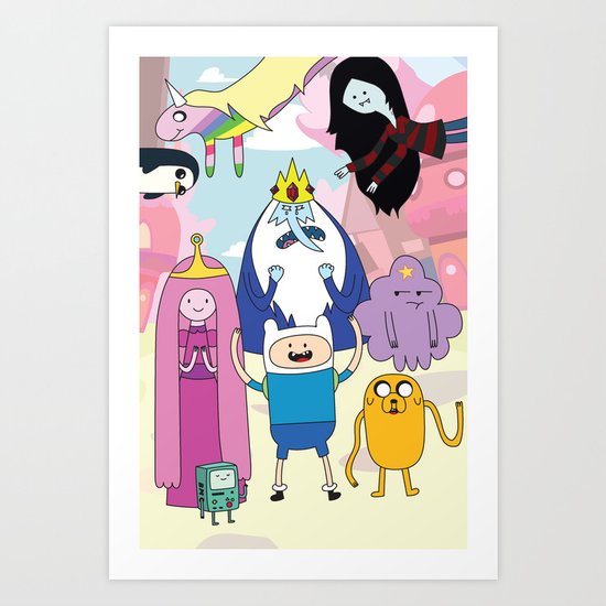 Adventure Time! Art Print