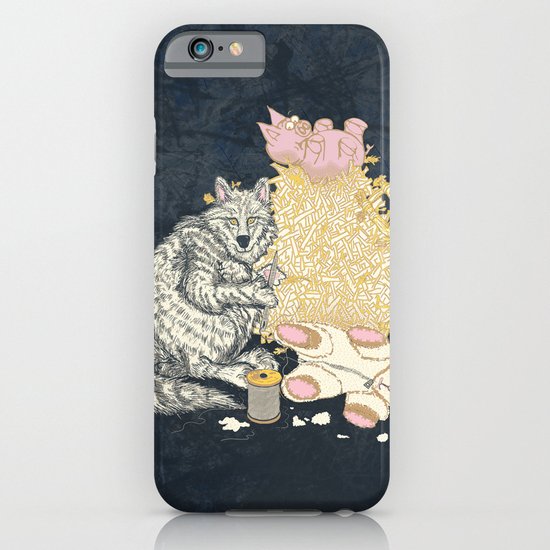 Big Bad Wolf Only Needed a Needle iPhone & iPod Case