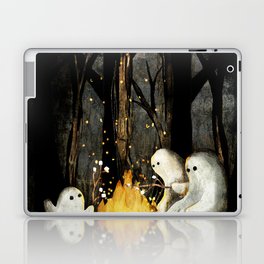 Marshmallows and ghost stories Laptop Skin