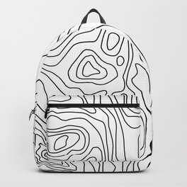 Typographic map Backpack | Color, Black, Tourmap, Typographicmap, Mountains, Graphicdesign, Chart, Area, White, Amap 