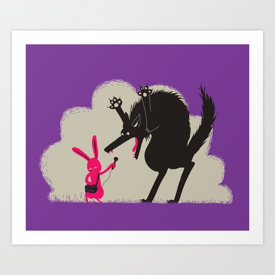 Wait... Art Print