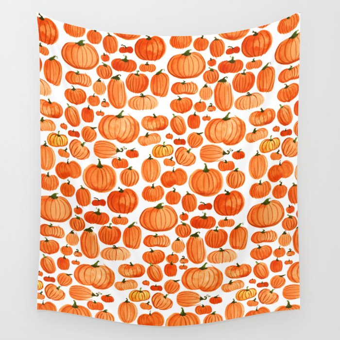 Pumpkins Wall Tapestry