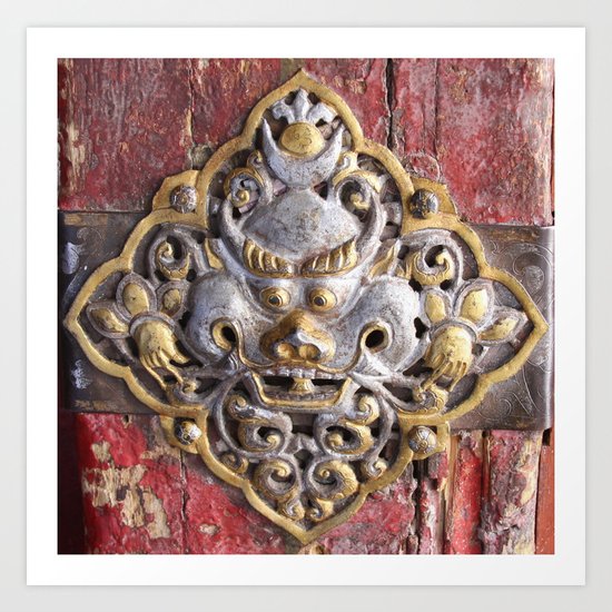 Through the Potala Door Art Print