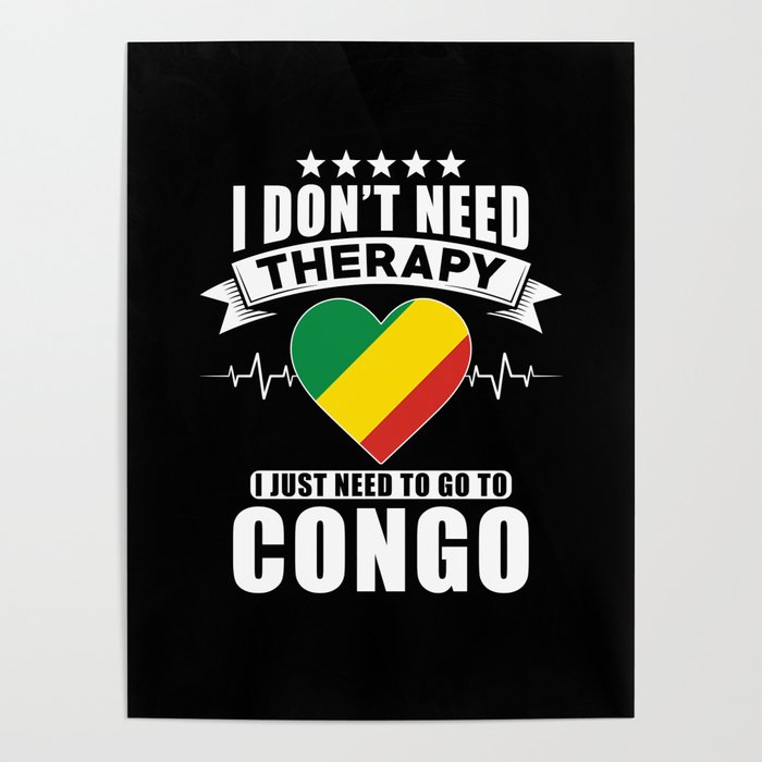 Congo I do not need Therapy Poster