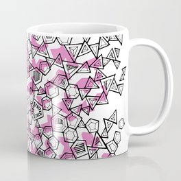 Oddgon and Angular Cluster in Pink Coffee Mug